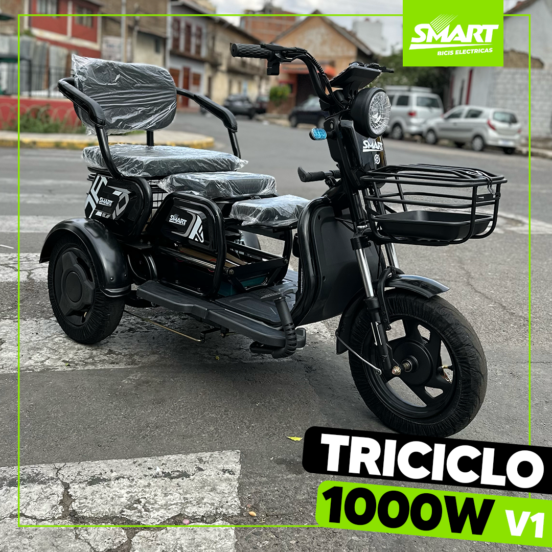 Triciclo Eléctrico 1200 watts DUAL 1800x1100 mm